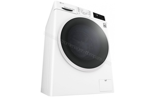 LG F74J60WHW - Vue 3/4 gauche (n&deg;2)