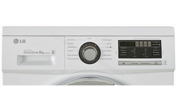 LG F82892WH - Panneau de commandes