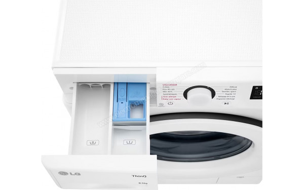 LG F82AV33WHS - Zoom sur le tiroir lessiviel