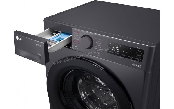 LG F82AV35MBS - Zoom sur le tiroir lessiviel