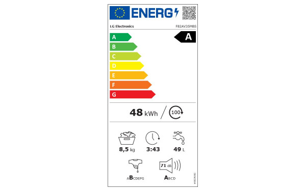 LG F82AV35MBS - &Eacute;tiquette &eacute;nergie v2