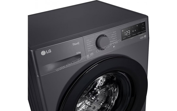 LG F82AV35MB - Panneau de commandes vue 3/4 gauche