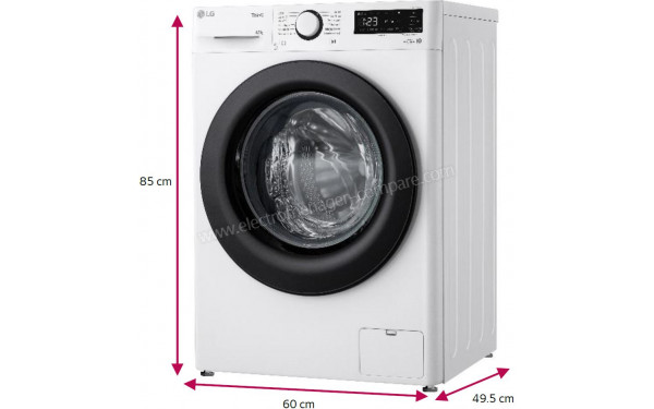 LG F82AV35WH - Dimensions