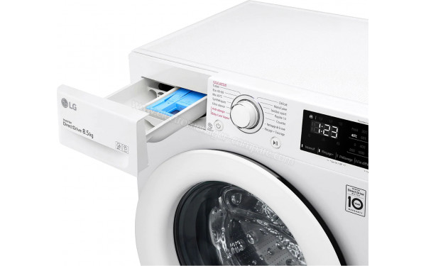 LG F82SV33WHS - Zoom sur le tiroir lessiviel