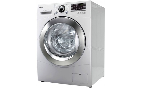 LG F84872WH - Vue 3/4 droite (cr&eacute;dit : Boulanger)