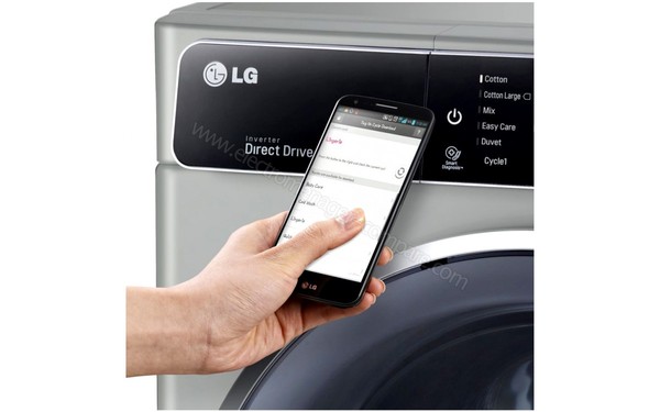 LG F84915IX - Vue du syst&egrave;me NFC (cr&eacute;dit : Boulanger)