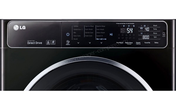 LG F84918BL - Panneau de commandes (cr&eacute;dit : Boulanger)