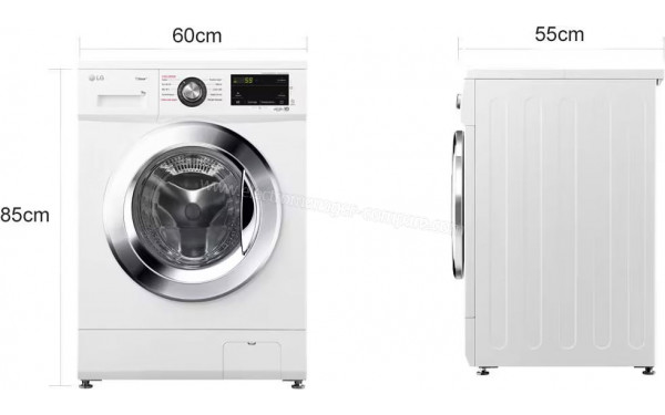 LG F84B13WHS - Dimensions