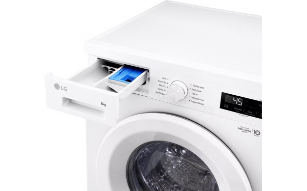 LG F84B13WHS - Zoom sur le tiroir lessiviel