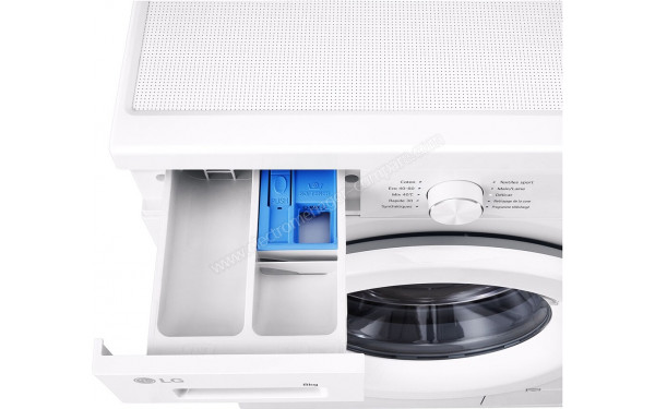 LG F84B13WHS - Zoom sur le tiroir lessiviel