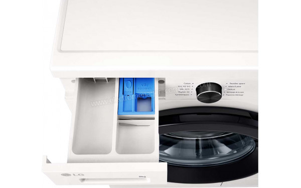 LG F84B15WHS - Zoom sur le tiroir lessiviel