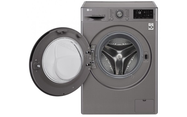 LG F84J62ST - Vue de face avec hublot ouvert