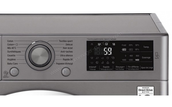 LG F84J62ST - Vue des commandes