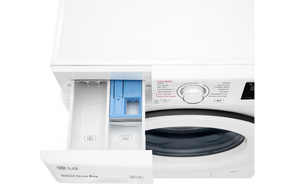 LG F84N23WHS - Zoom sur le tiroir lessiviel