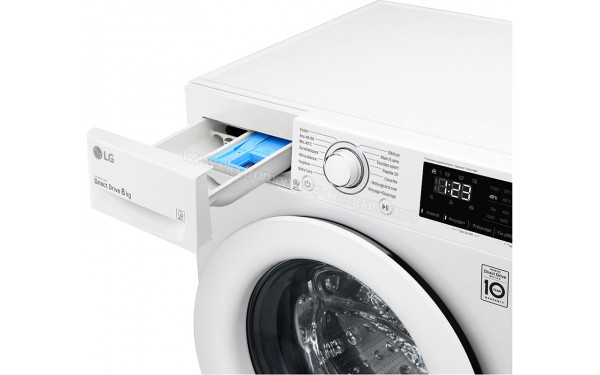 LG F84N23WH - Zoom sur le tiroir lessiviel