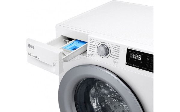 LG F84N24WH - Zoom sur le tiroir lessiviel