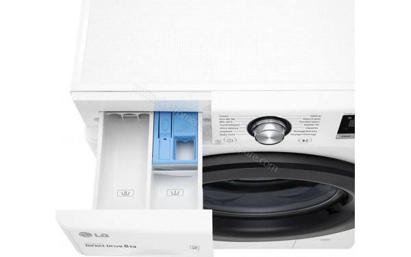 LG F84N25WH - Zoom sur le tiroir lessiviel
