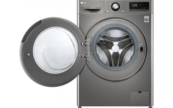LG F84V15STS - Vue de face porte ouverte