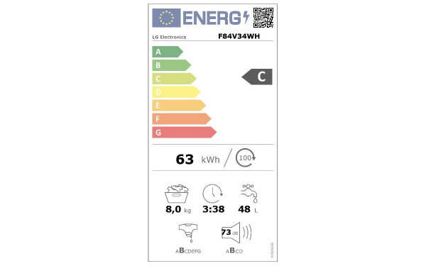 LG F84V34WH - &Eacute;tiquette &eacute;nergie v2