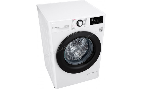 LG F84V35WHS - Vue du dessus 3/4 gauche