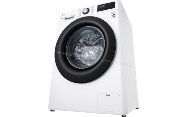 LG F84V35WHS - Vue du dessous 3/4 droite