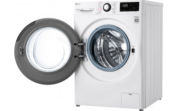 LG F84V35WHS - Vue de l'int&eacute;rieur 3/4 droite