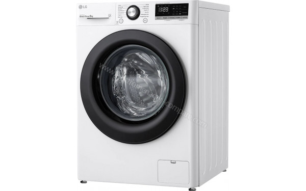 LG F84V35WH - Vue 3/4 droite