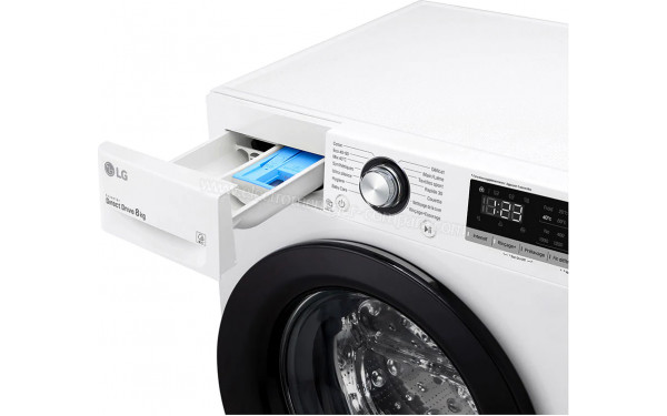 LG F84V35WH - Zoom sur le tiroir lessiviel