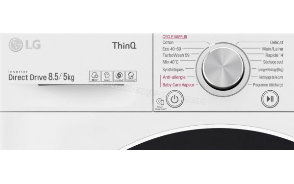 LG F852SV50WRS - Vue des programmes