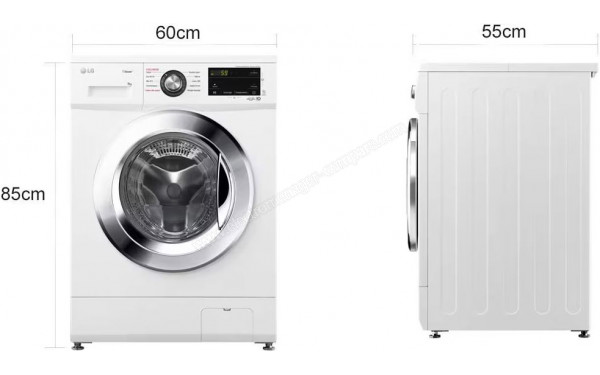 LG F854B13WHS - Dimensions