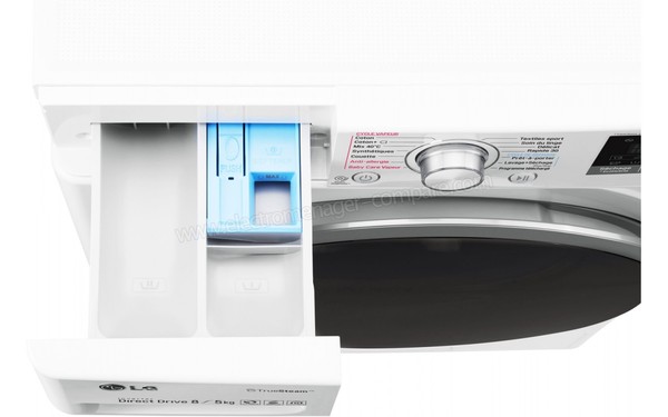 LG F854J71WRH - Bac &agrave; produits (cr&eacute;dit : Boulanger)