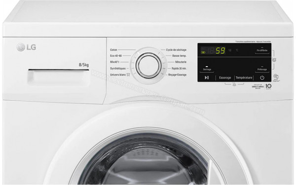 LG F854M20WR - Panneau de commandes