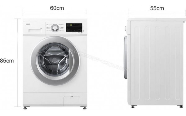 LG F854M21WR - Dimensions