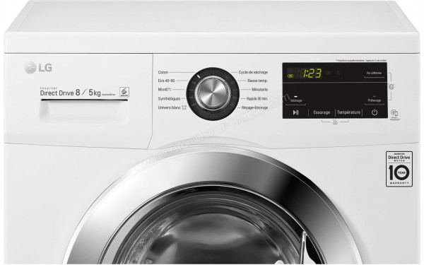 LG F854M22WR - Panneau de commandes