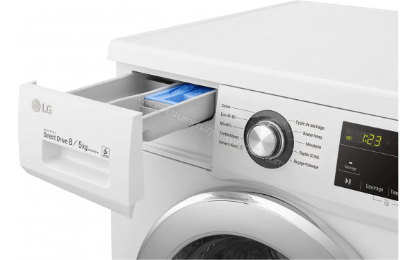 LG F854M22WR - Zoom sur le tiroir lessiviel