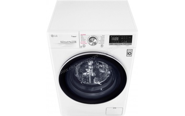 LG F854N51WHSB - Vue du dessus