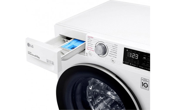 LG F864V31WRS - Zoom sur le tiroir lessiviel