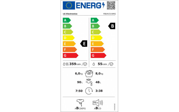 LG F864V31WRS - &Eacute;tiquette &eacute;nergie v2