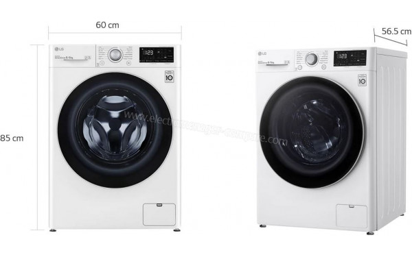 LG F864V31WR - Dimensions