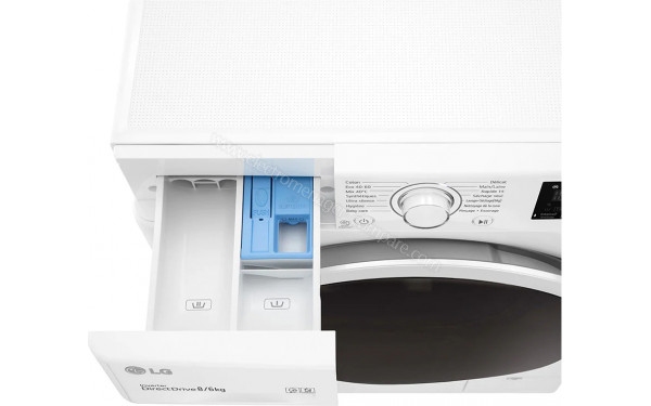 LG F864V36WR - Zoom sur le tiroir lessiviel