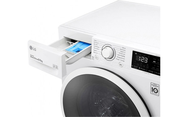 LG F864V36WR - Zoom sur le tiroir lessiviel