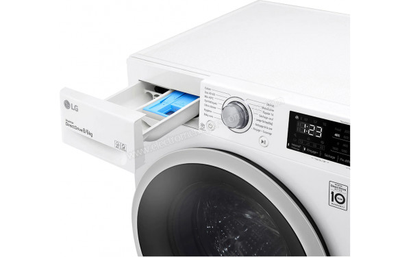 LG F864V37WR - Zoom sur le tiroir lessiviel