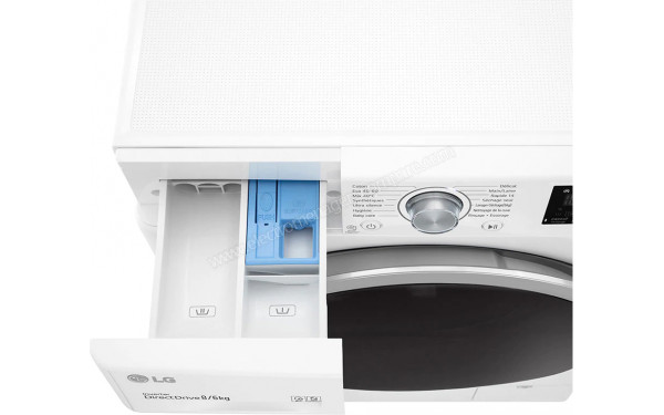 LG F864V37WR - Zoom sur le tiroir lessiviel