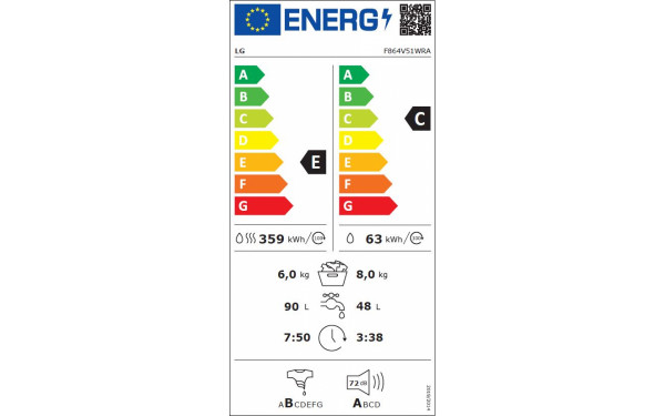 LG F864V51WRA - &Eacute;tiquette &eacute;nergie v2