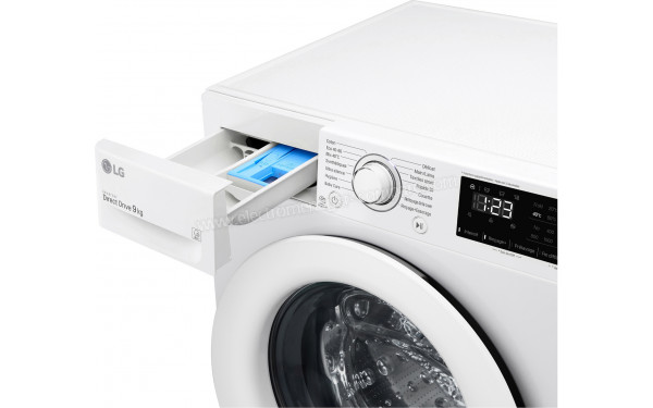 LG F92N23WH - Zoom sur le tiroir lessiviel