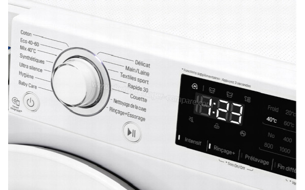 LG F92N23WH - Vue des programmes