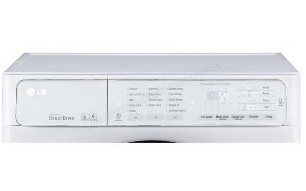 LG F94912WH - Panneau de commandes