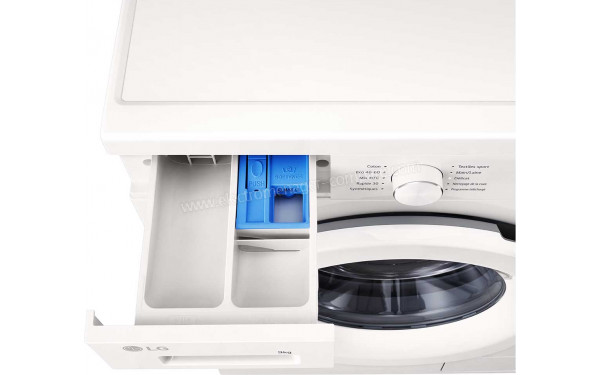 LG F94B13WH - Zoom sur le tiroir lessiviel