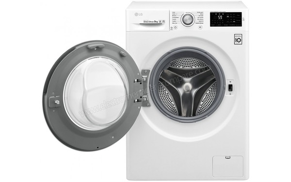 LG F94J61WH - Vue de face hublot ouvert