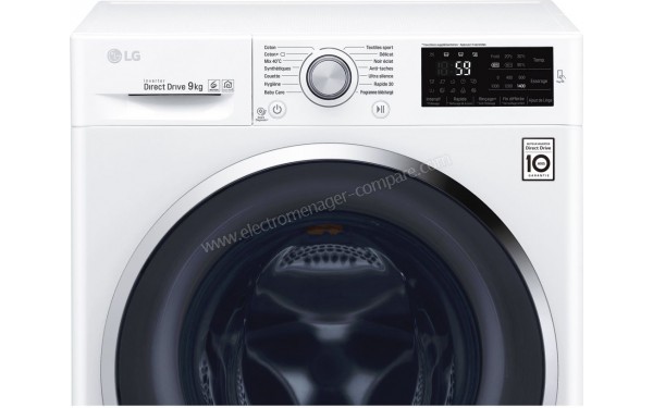 LG F94J62WH - Panneau de commandes (cr&eacute;dit : Boulanger)